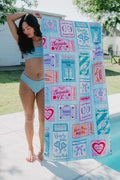 Traveling Matchbook Reversible Towel