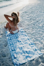 Blue Bow Towel