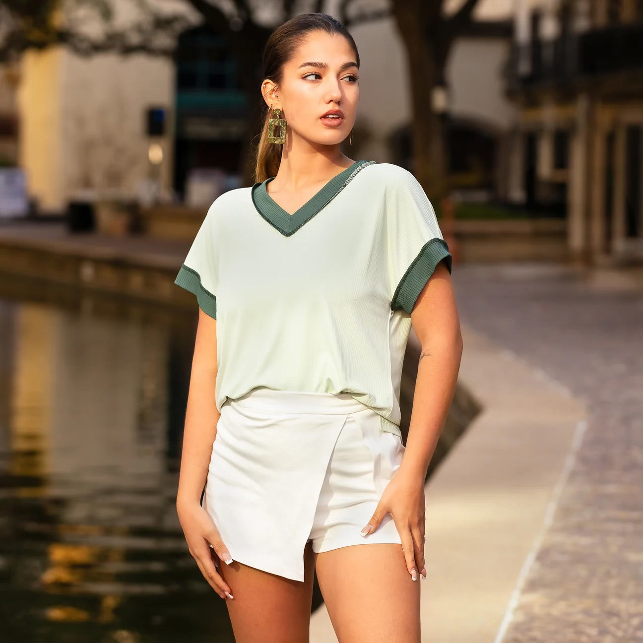 Sunshine & Rodeo Ribbed Top