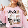 Kinda Boujee Kinda Broke Graphic Tee