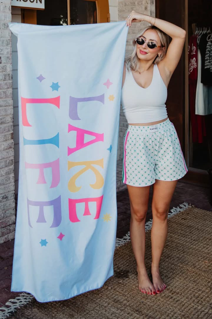 Lake Life Reversible Towel