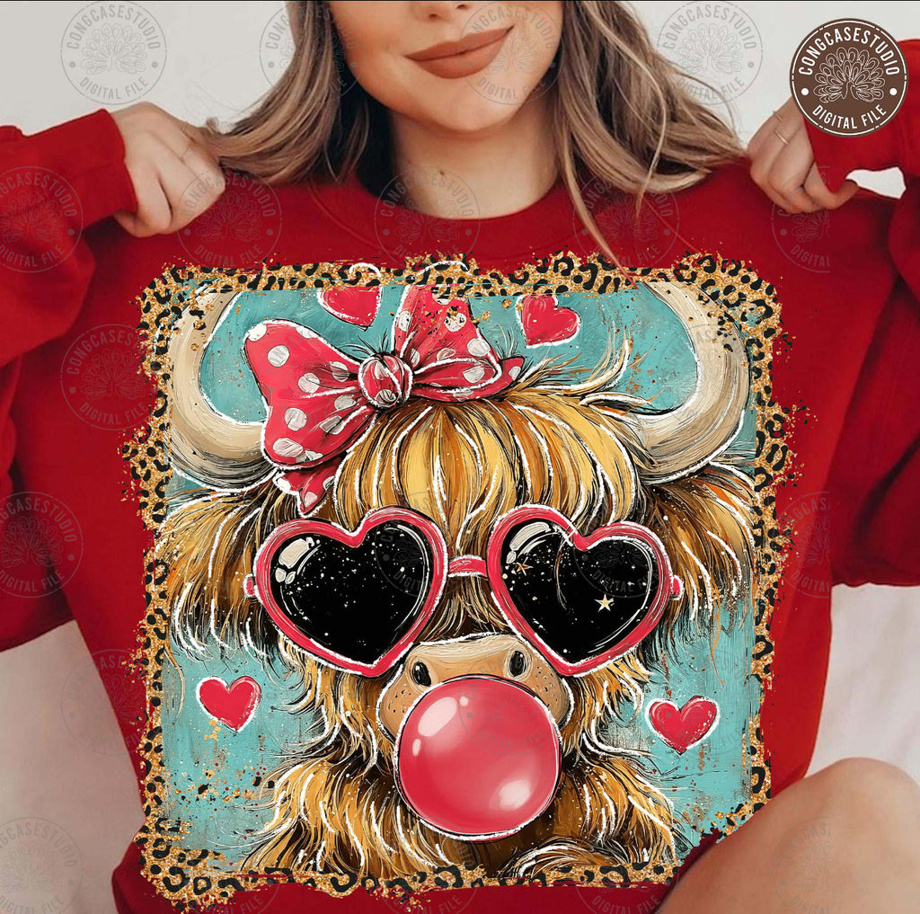 Bubblegum Cow Graphic