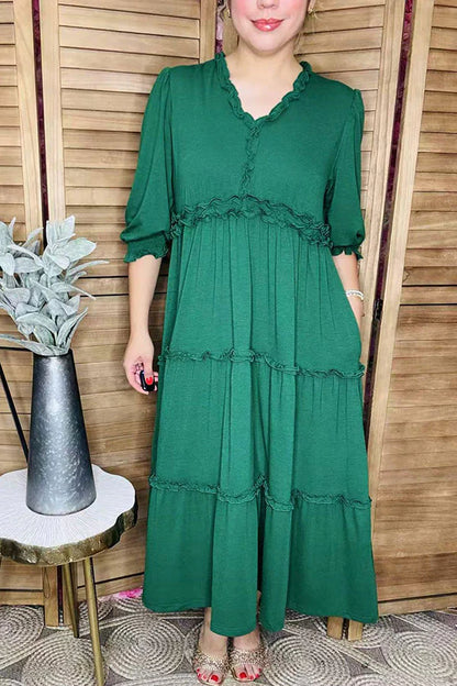 Ruffled Elegant Dress