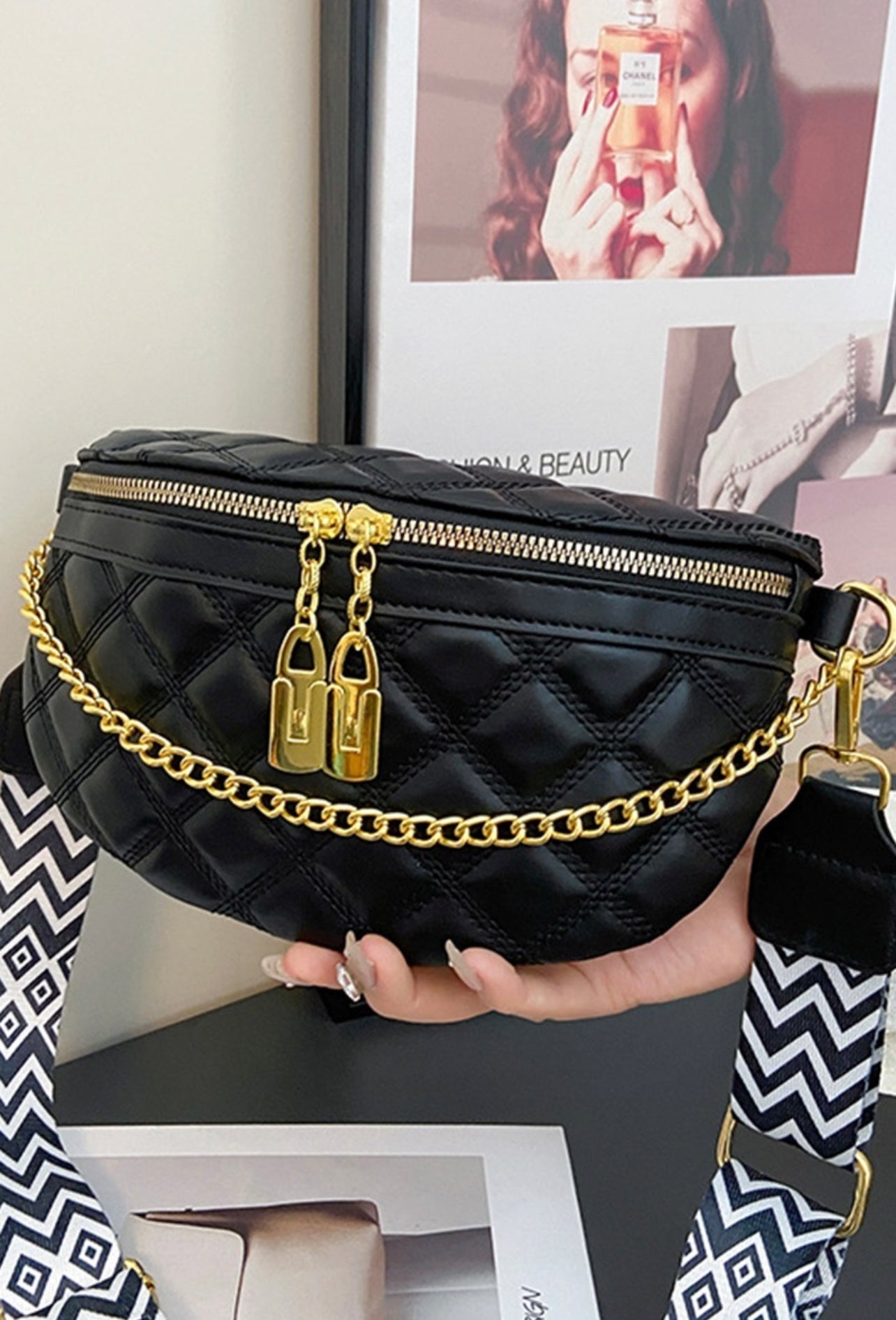 Zenana Quilted Bum Bag