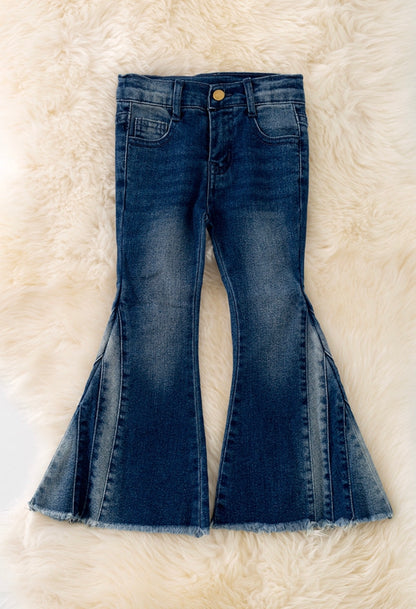 Bootcut Dark Blue Denim Pants