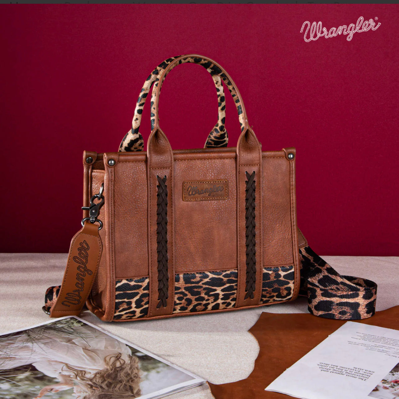 Wrangler Leopard Purse