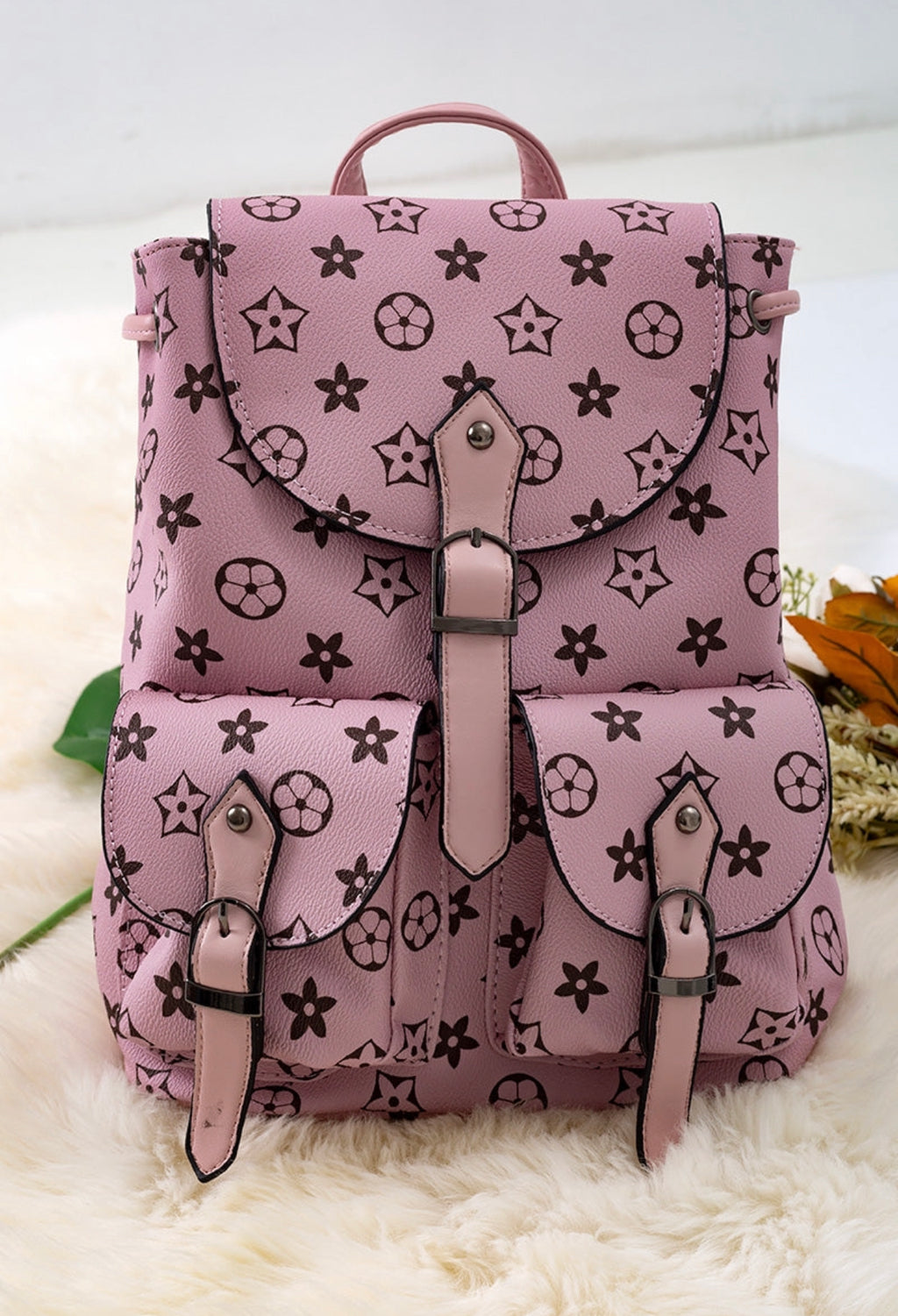 Faux Pleather Backpack Kids