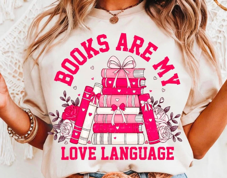 Books are my Love Language Graphic