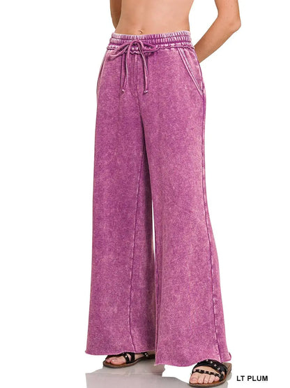 Acid washed sweatpants