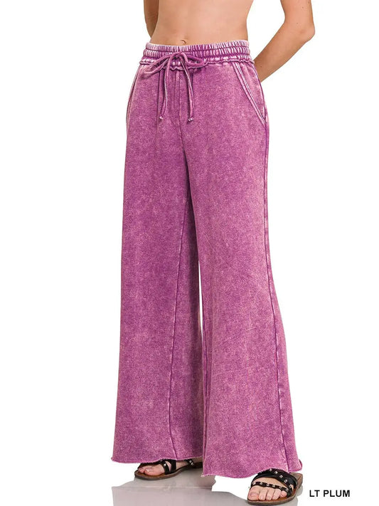 Acid washed sweatpants