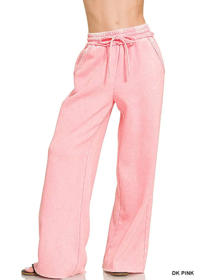 Acid washed sweatpants