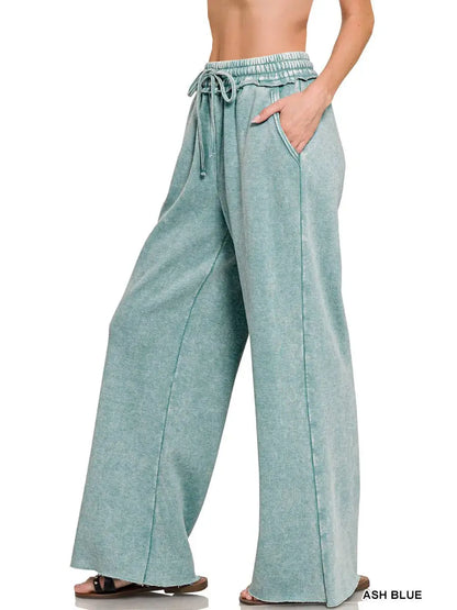 Acid washed sweatpants