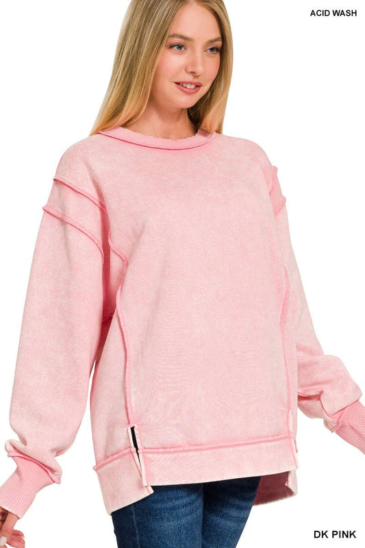 Acid washed sweatshirt