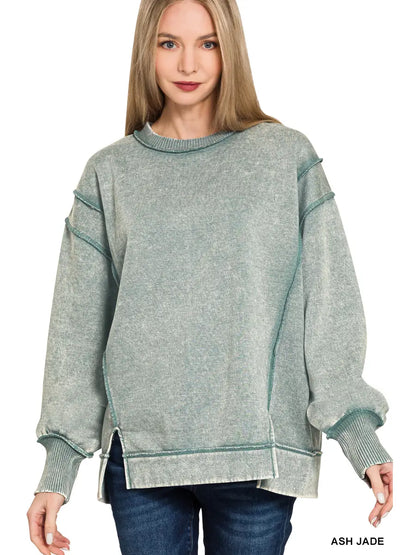 Acid washed sweatshirt