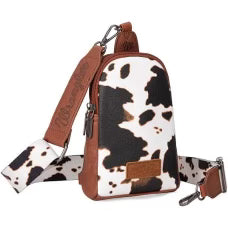 Wrangler Cow Print Cross Body