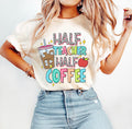 Half Teacher Half Coffee Graphic Tee