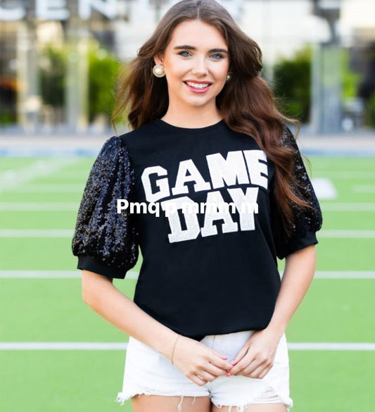 Game Day Sequin Top