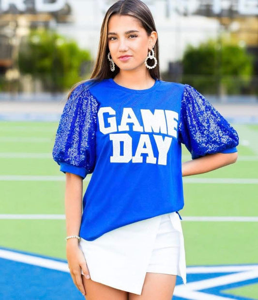 Game Day Sequin Top