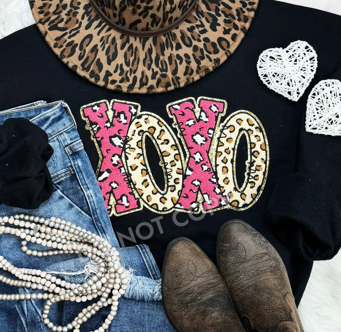 Leopard XOXO Sweatshirt