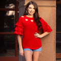 Ruffle Hearts Top