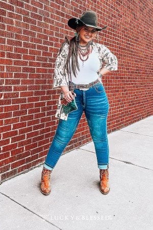 Lucky & Blessed Skinny Jean