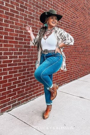 Lucky & Blessed Skinny Jean