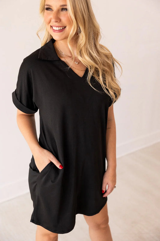 The Cara Black Dress