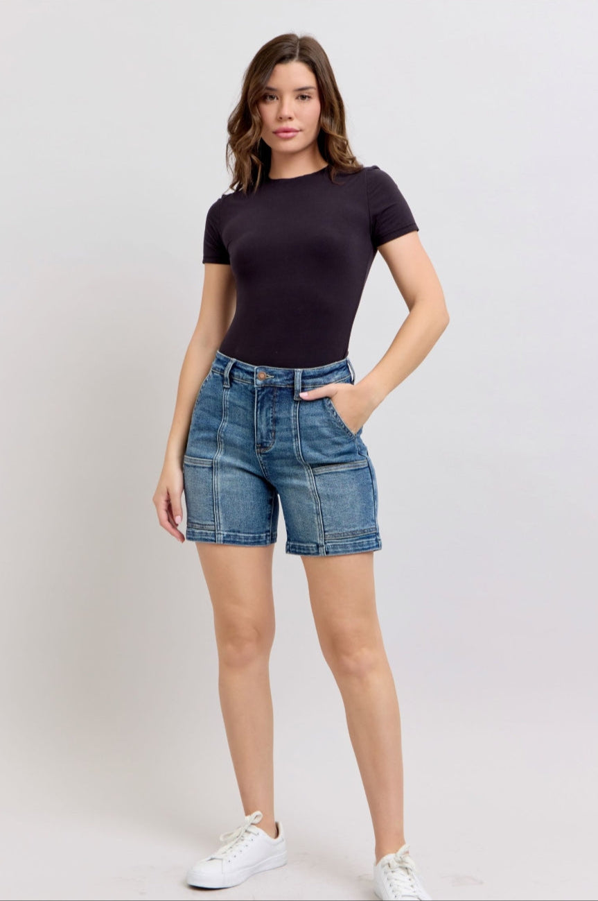 Judy Blue Denim Cargo Shorts