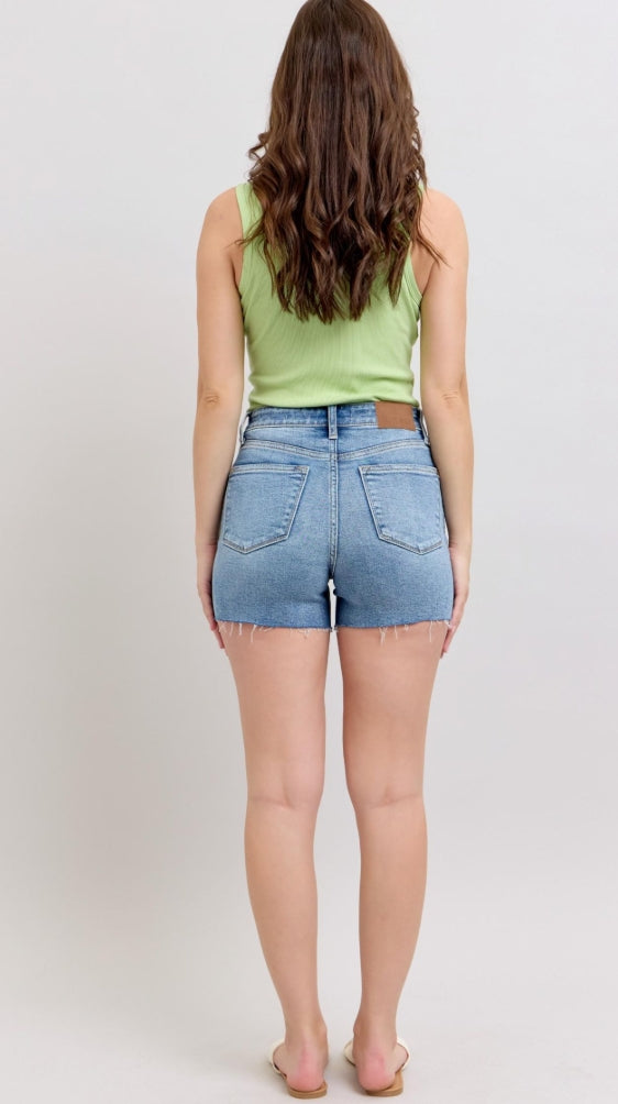 Judy Blue Distressed Denim Shorts