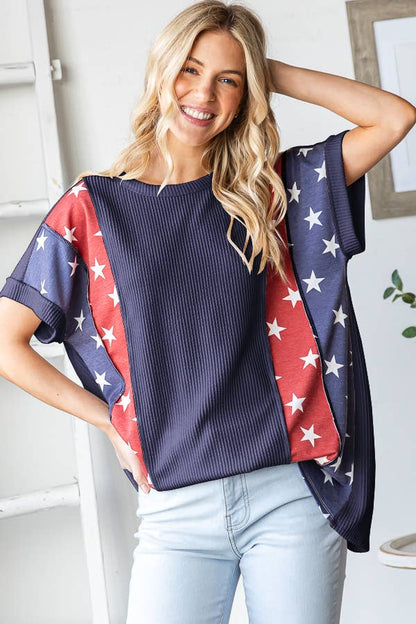 Stars Patriotic Top