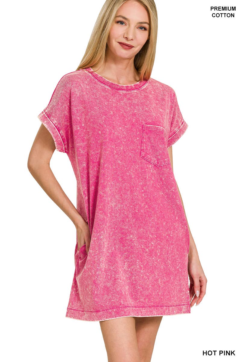 Premium Cotton Washed T-shirts Dress