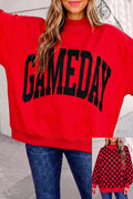 GAMEDAY Checkered Reversible Mockneck Sweatshirt | S-XL