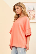 Orange ANDRÉE X MORGAN NICOLE Terry Oversized Top