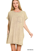 Premium Cotton Washed T-shirts Dress