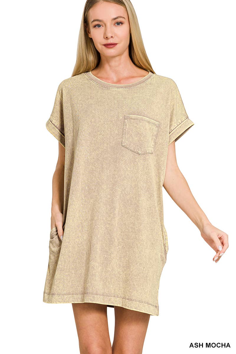 Premium Cotton Washed T-shirts Dress
