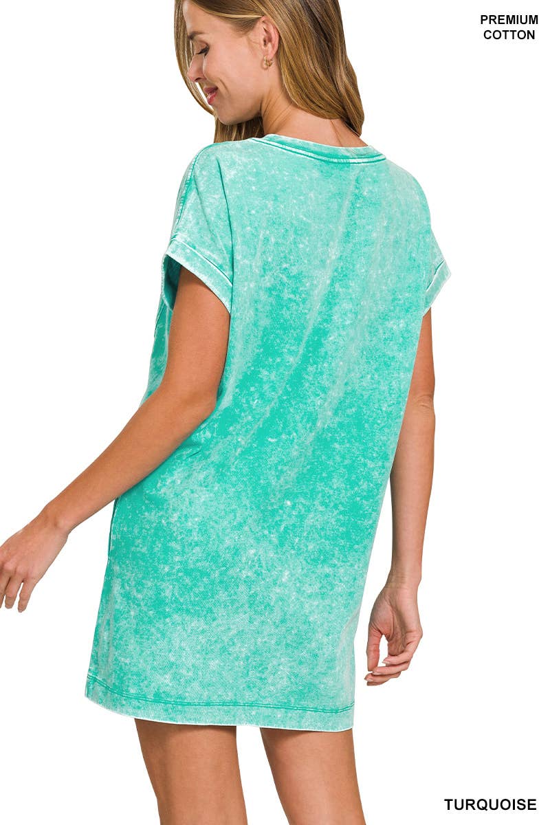Premium Cotton Washed T-shirts Dress