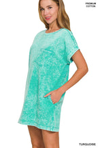 Premium Cotton Washed T-shirts Dress