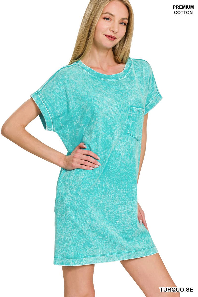 Premium Cotton Washed T-shirts Dress