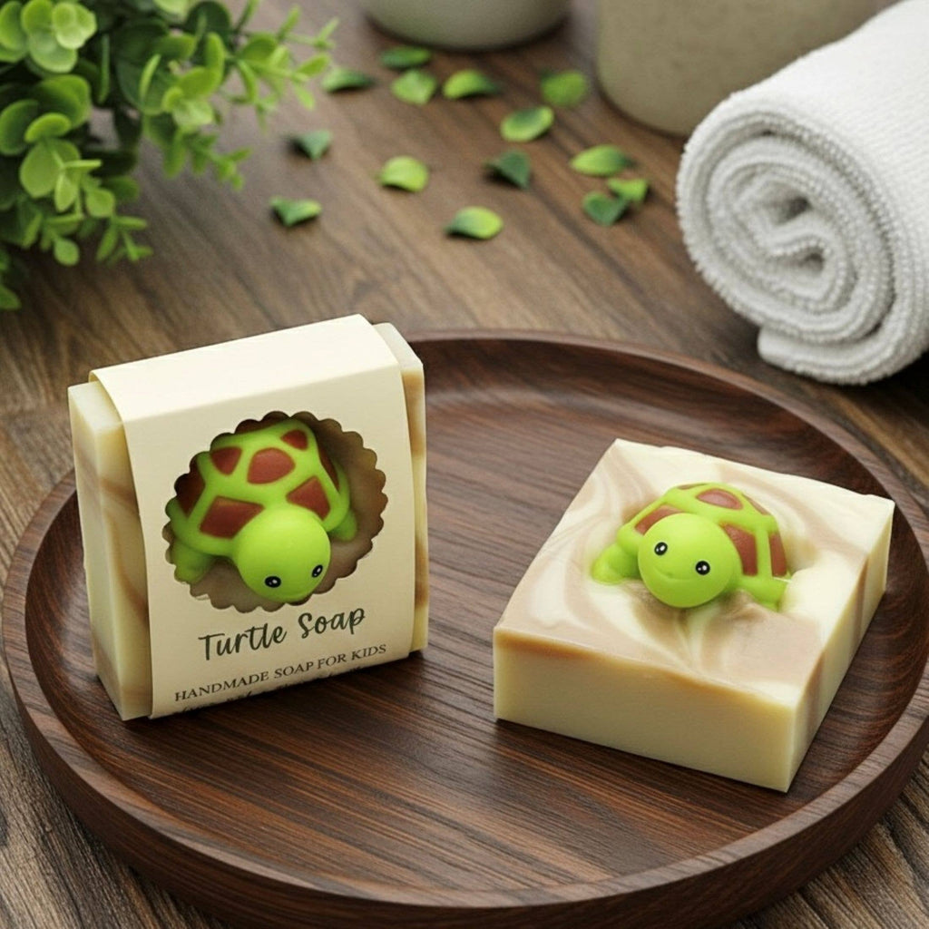 Turtle Handmade Novelty Soap Bar VEGAN COLD PROCESS