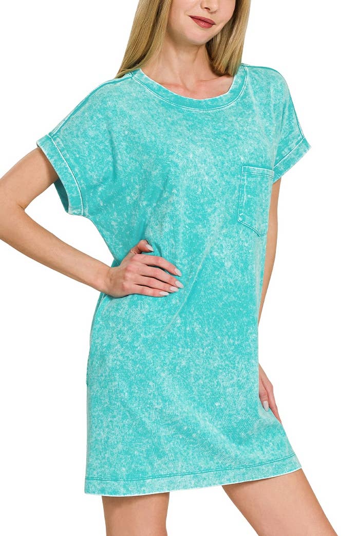 Premium Cotton Washed T-shirts Dress