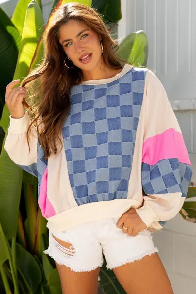 Checkered Board Sweatshirt