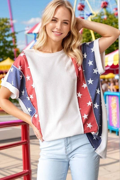 Stars Patriotic Top