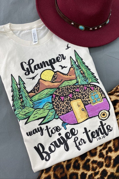 Glamper Way too Boujee for Tents