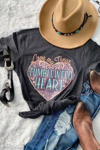 Love my Texas Tumbleweed Heart