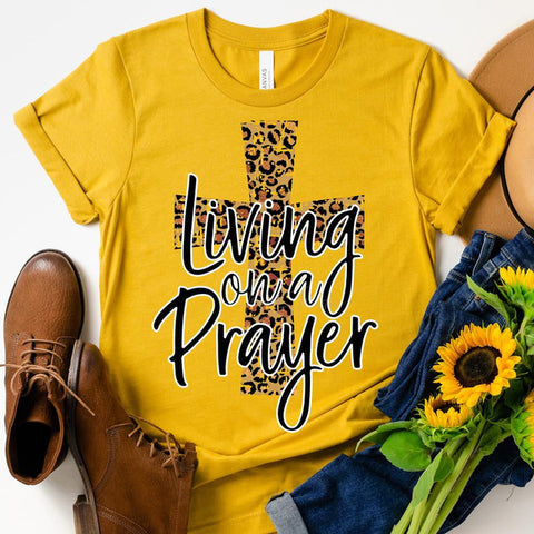 Living In A Prayer Graphic Tee