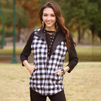 Buffalo Plaid Reversible Vest